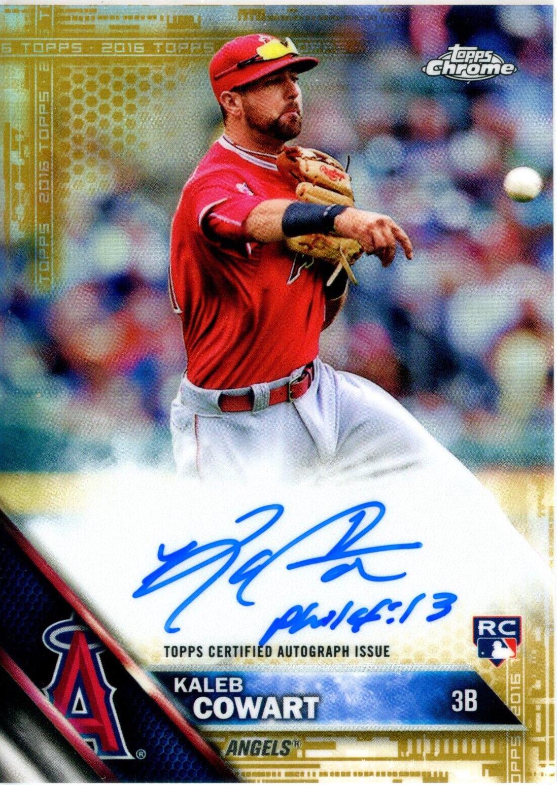 Kaleb Cowart [Gold Refractor] #RA-KC