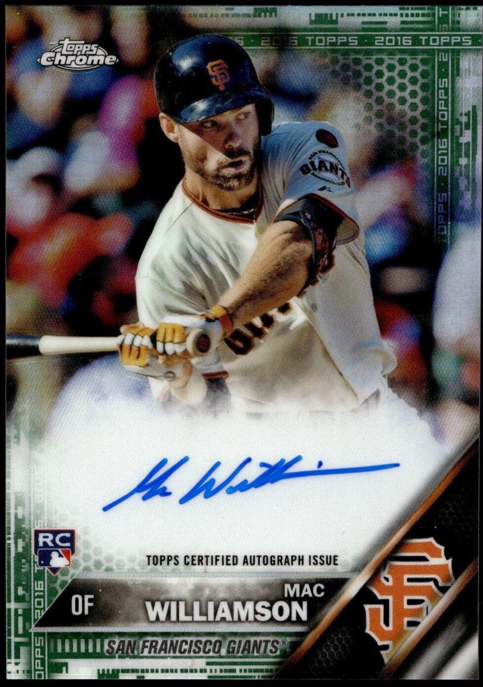 Mac Williamson [Green Refractor] #RA-MW