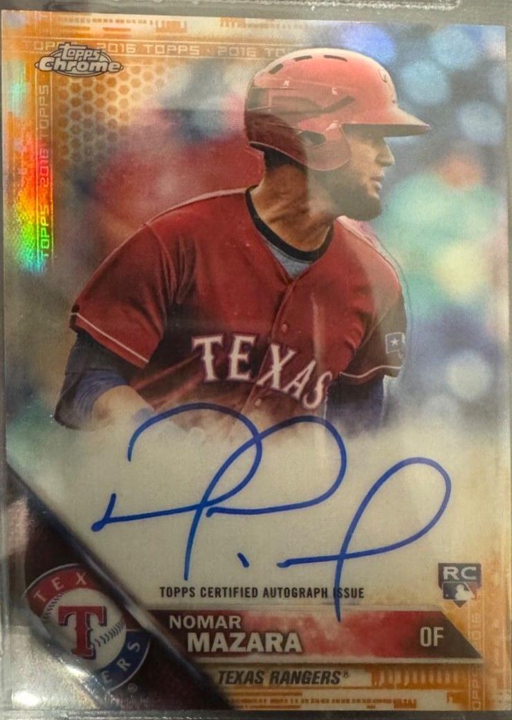 Nomar Mazara [Orange Refractor] #RA-NM