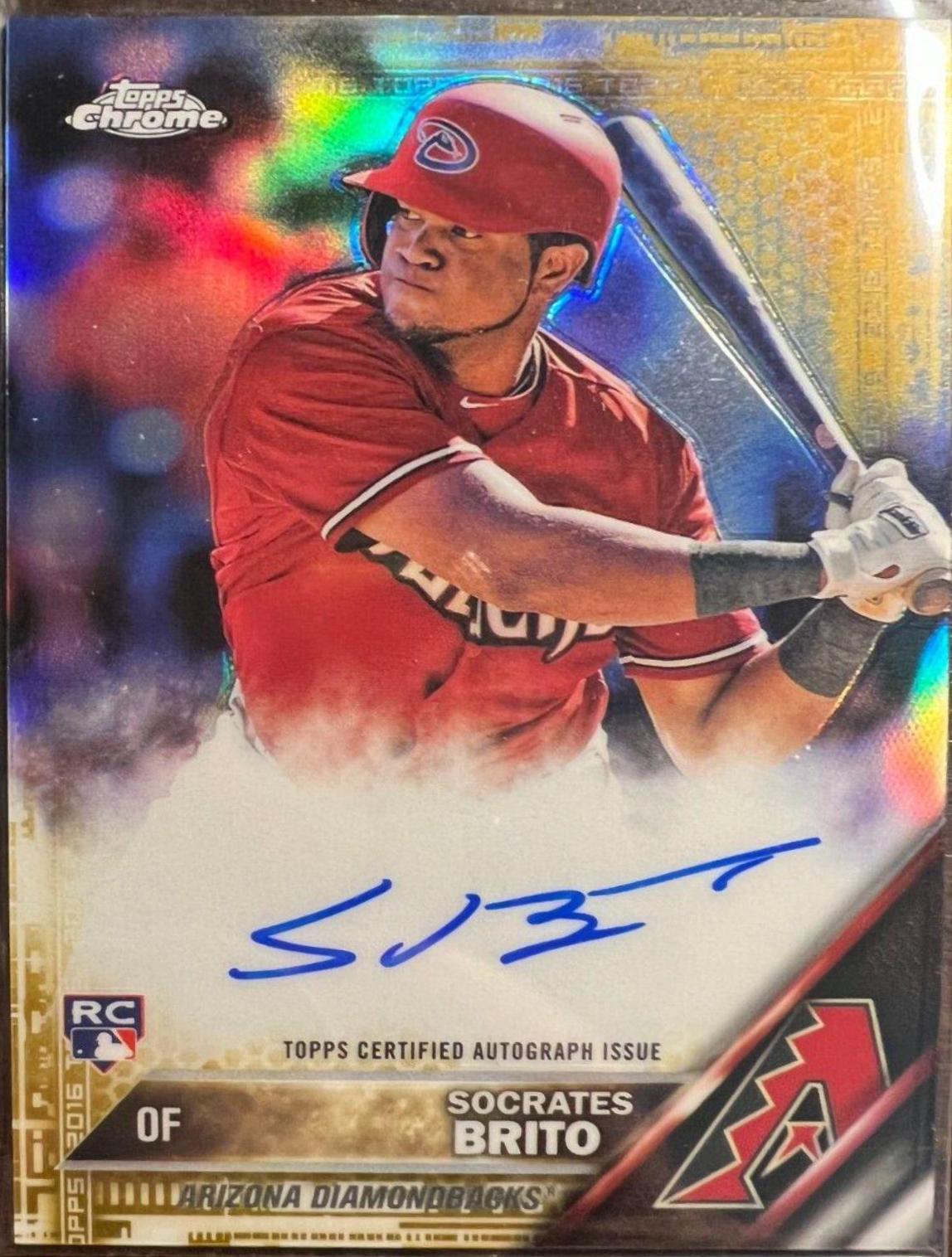 Socrates Brito [Gold Refractor] #RA-SOB