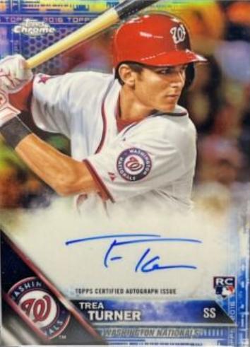 Trea Turner [Blue Refractor] #RA-TTU