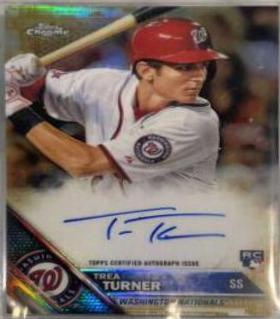 Trea Turner [Gold Refractor] #RA-TTU