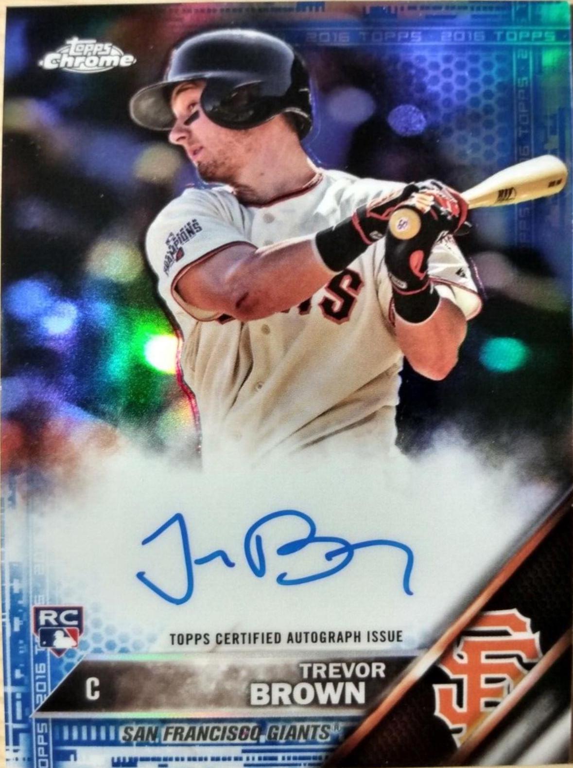 Trevor Brown [Blue Refractor] #RA-TB
