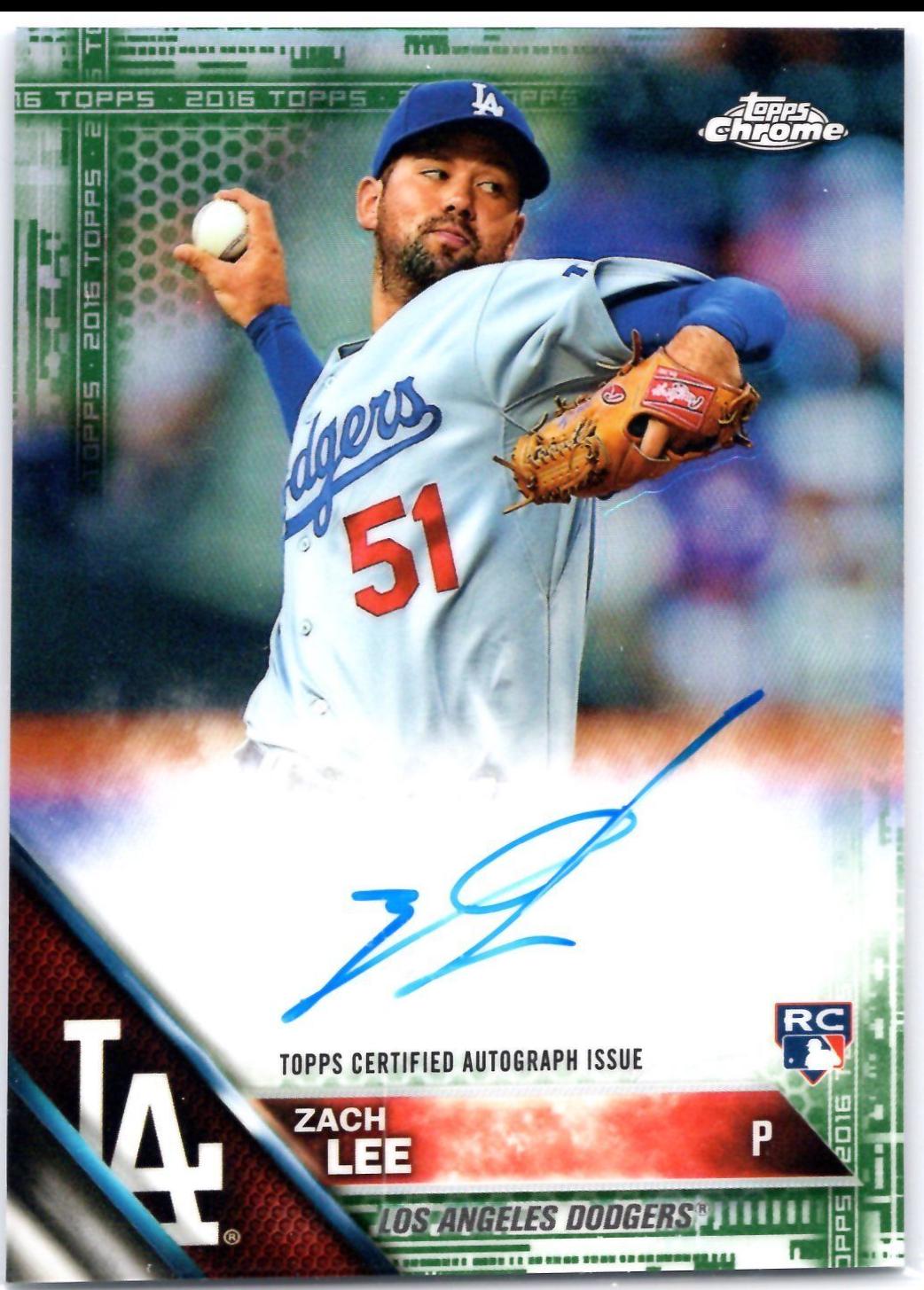 Zach Lee [Green Refractor] #RA-ZL