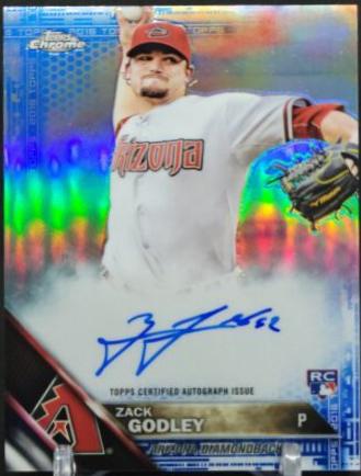 Zack Godley [Blue Refractor] #RA-ZG