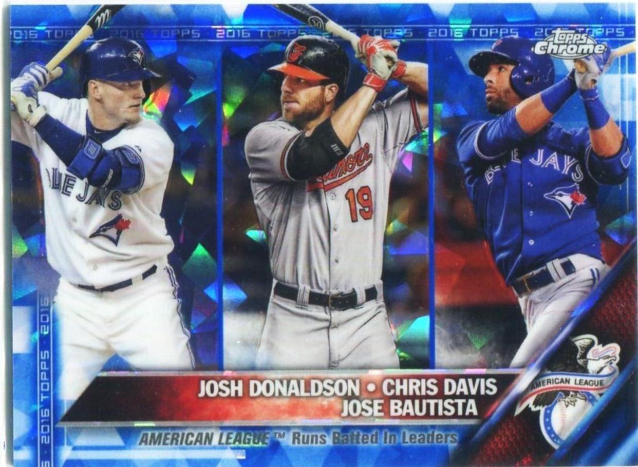 Chris Davis, Jose Bautista, Josh Donaldson [Gold] #162