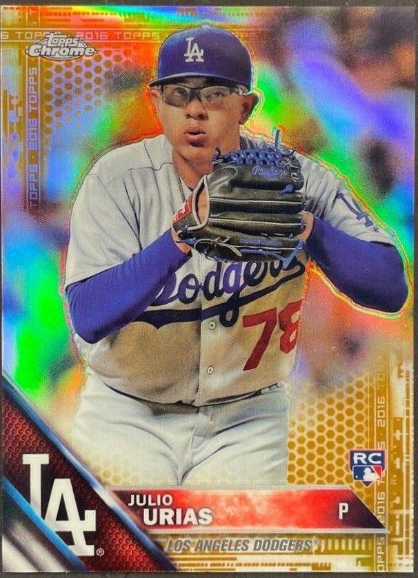 Julio Urias [Gold Refractor] #HMT27