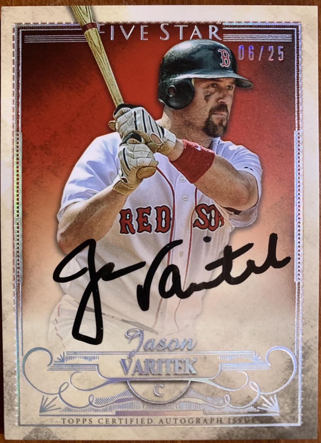 Jason Varitek [Rainbow] #FSA-JVA