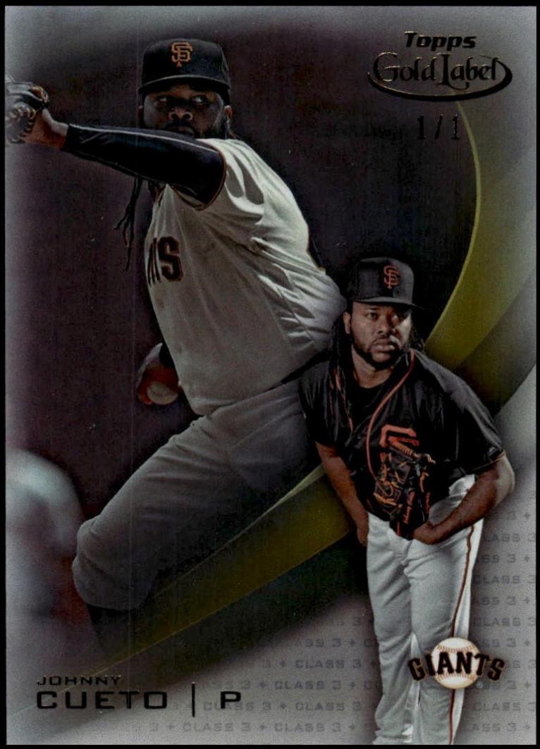 Johnny Cueto [Class 3 5x7 Gold] #53