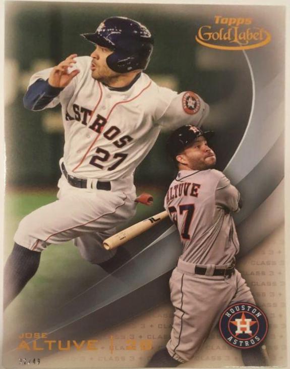 Jose Altuve [Class 3 5x7] #7