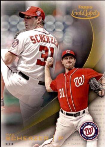 Max Scherzer [Class 2 5x7 Gold] #99
