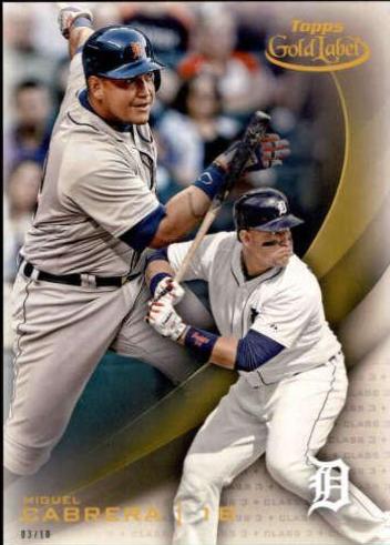 Miguel Cabrera [Class 3 5x7 Gold] #81