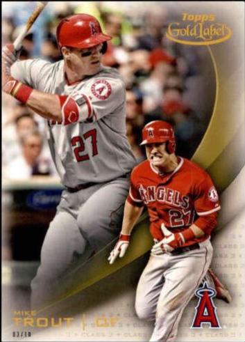 Mike Trout [Class 3 5x7 Gold] #1