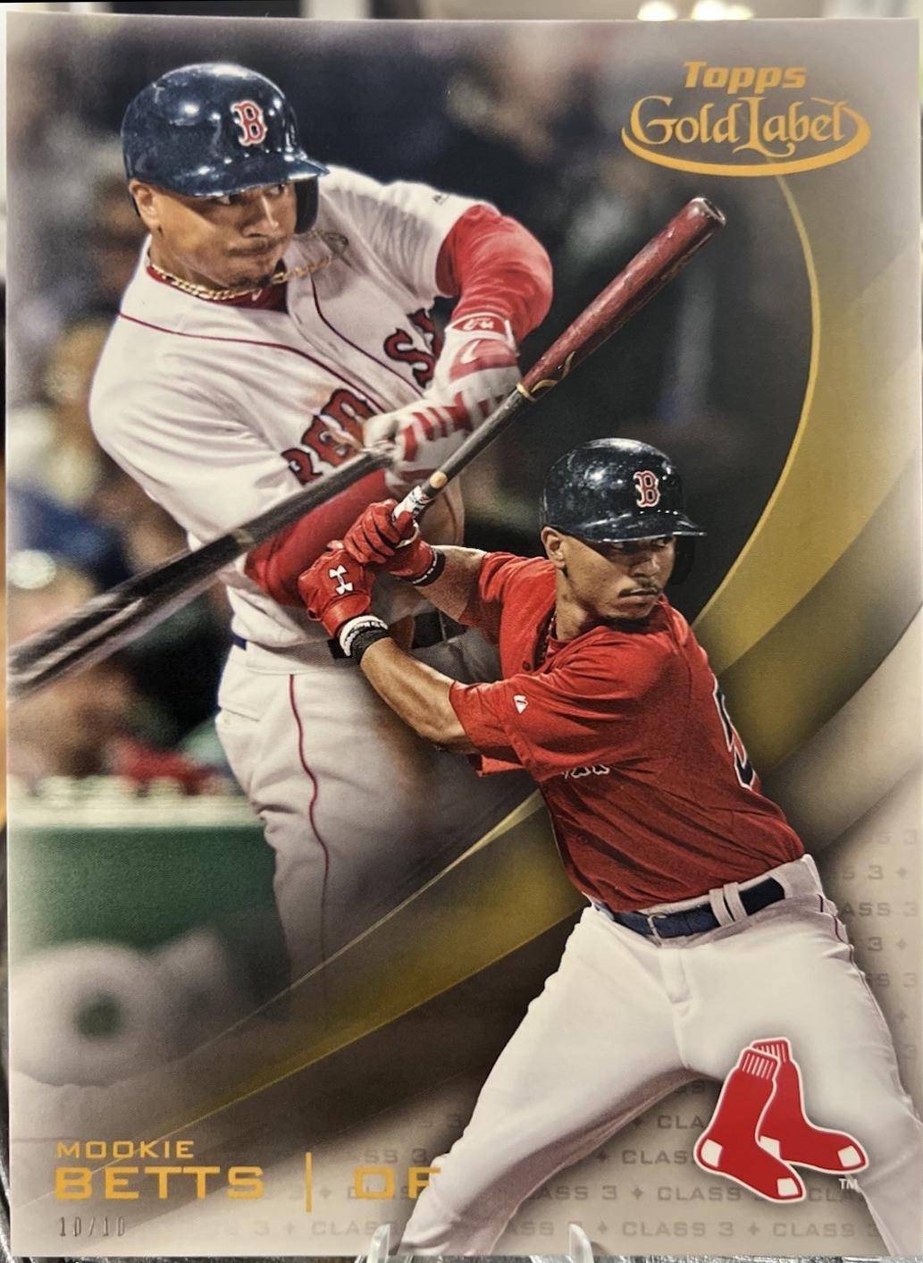 Mookie Betts [Class 3 5x7 Gold] #38