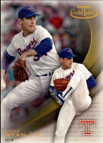 Nolan Ryan [Class 3 5x7 Gold] #42