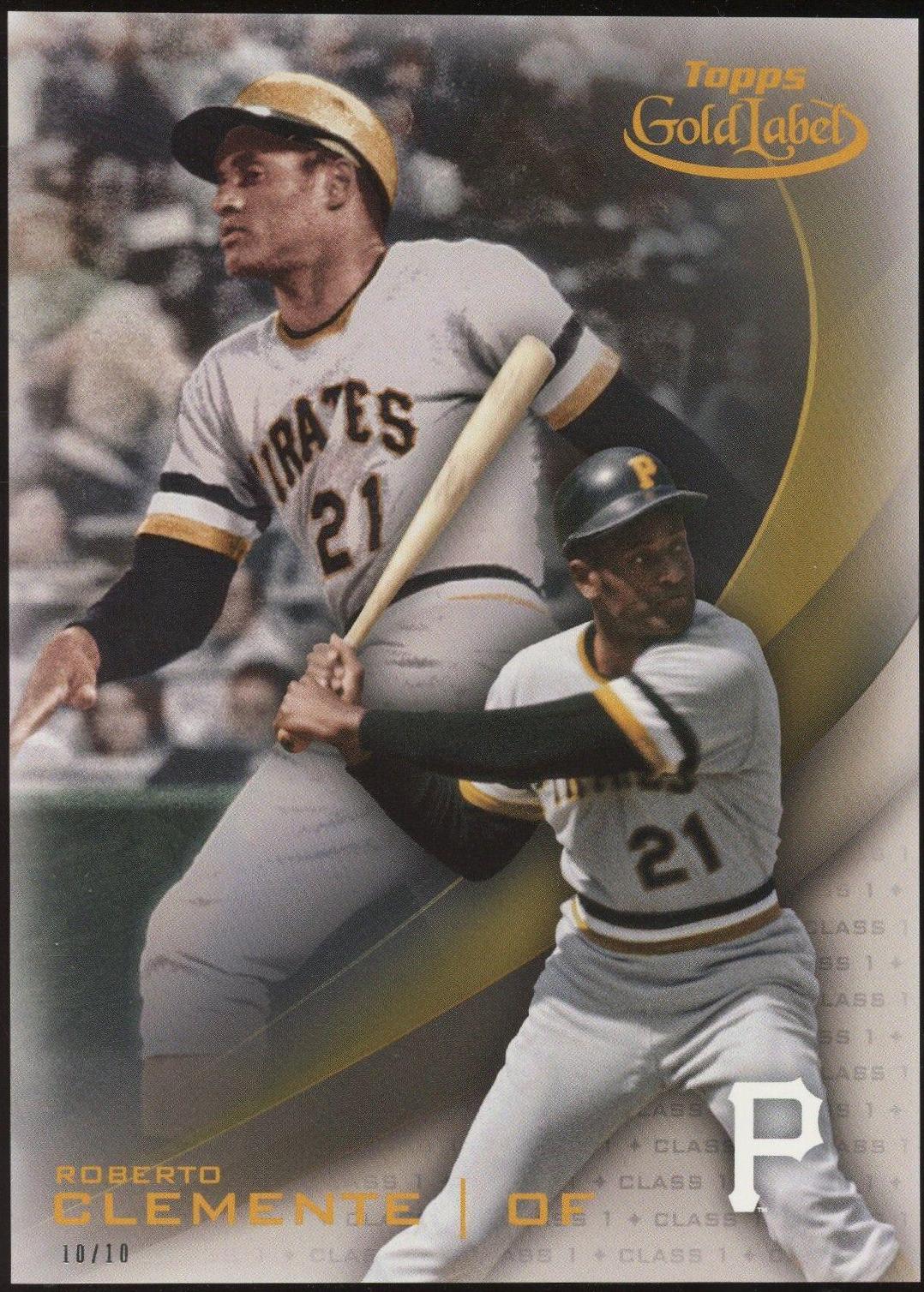 Roberto Clemente [Class 1 5x7 Gold] #21