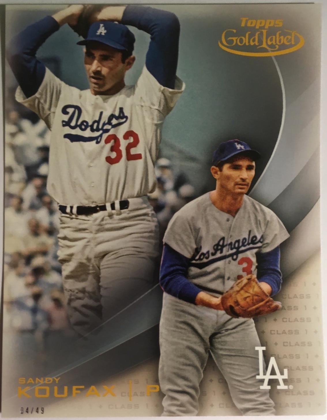 Sandy Koufax [Class 1 5x7] #31