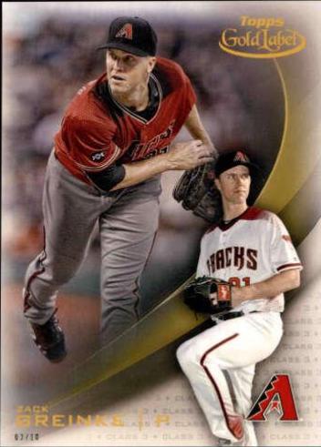 Zack Greinke [Class 3 5x7 Gold] #45