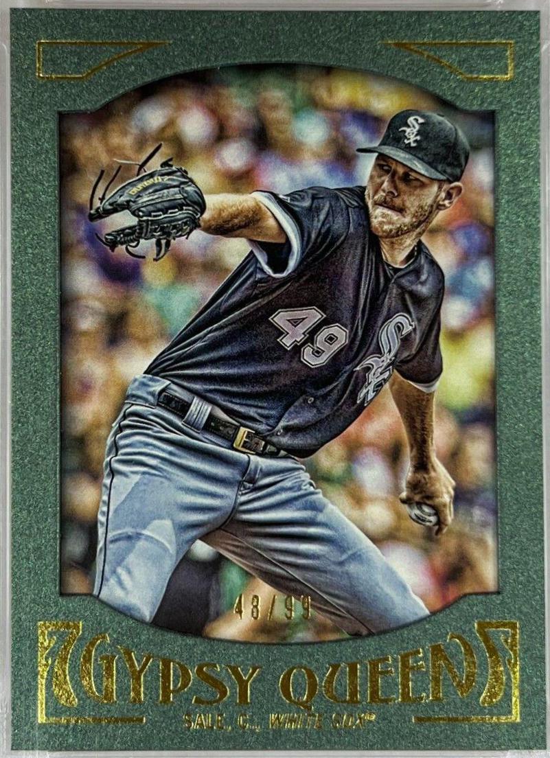 Chris Sale [Black Jersey Framed Green] #25