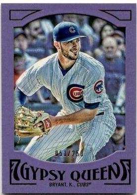 Kris Bryant [White Jersey Framed Purple] #79