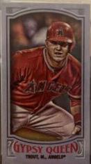 Mike Trout [Mini Crouching Purple] #133