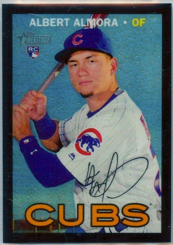 Albert Almora [Chrome Black Refractor] #635