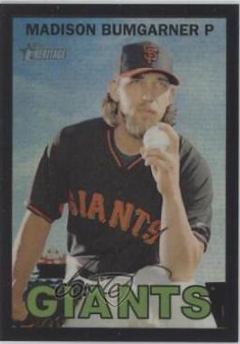 Madison Bumgarner [Chrome Black Refractor] #320