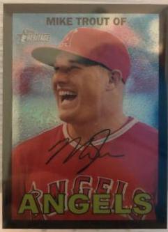 Mike Trout [Laughing Chrome Black Refractor] #500