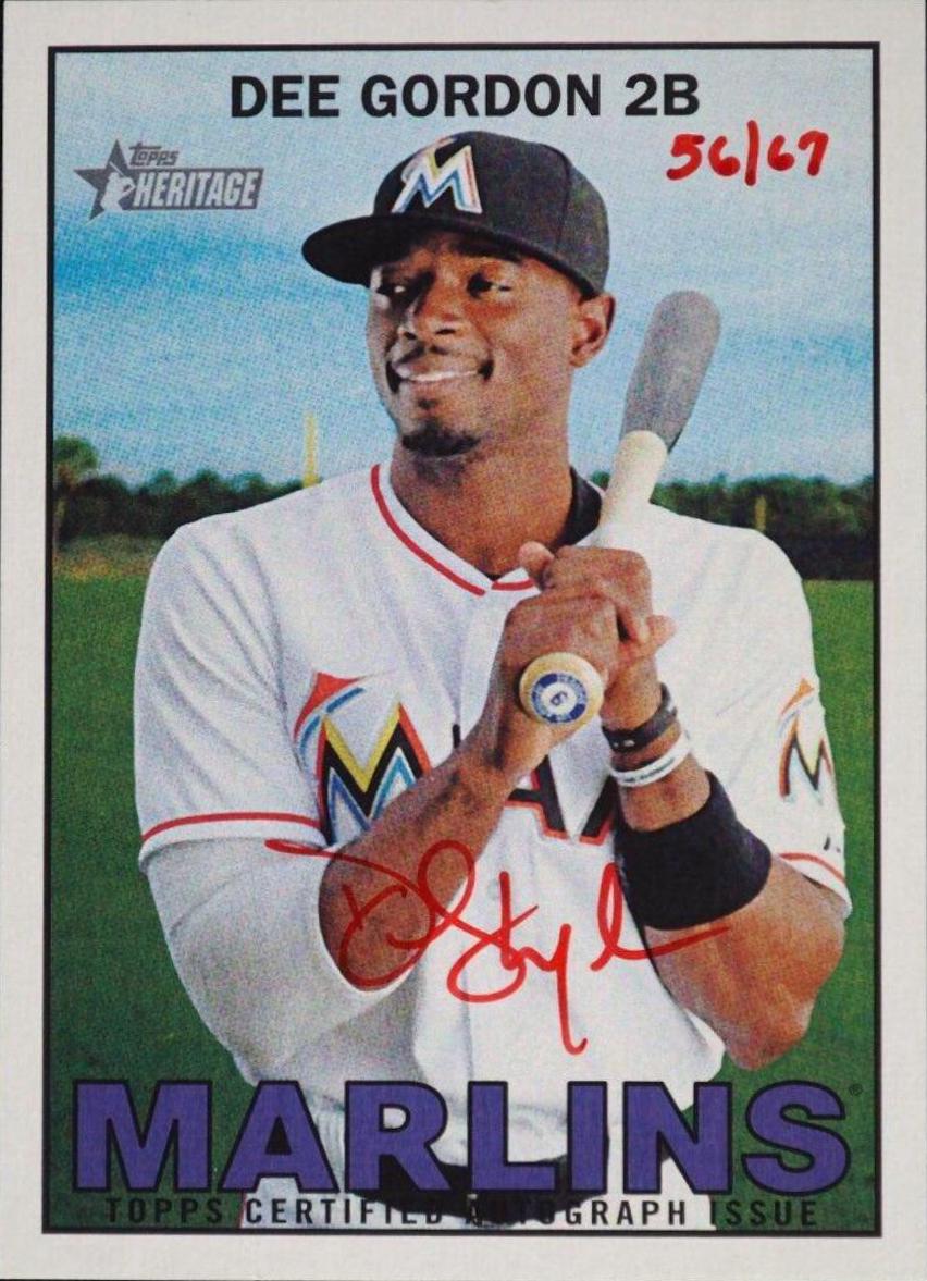 Dee Gordon [Red Ink] #ROA-DGO