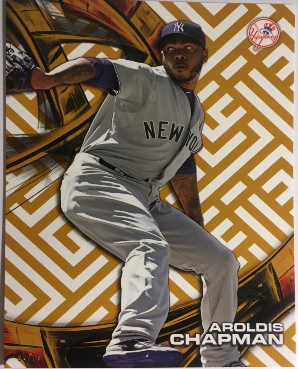 Aroldis Chapman [5X7 Gold] #HT-AC