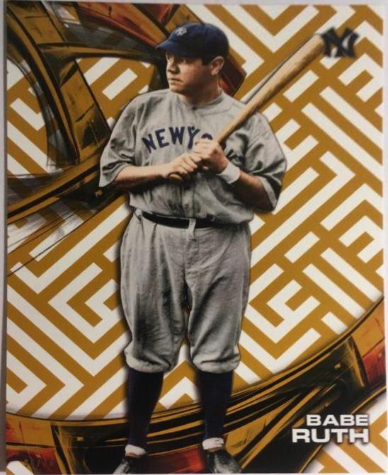 Babe Ruth [5X7 Gold] #HT-BR
