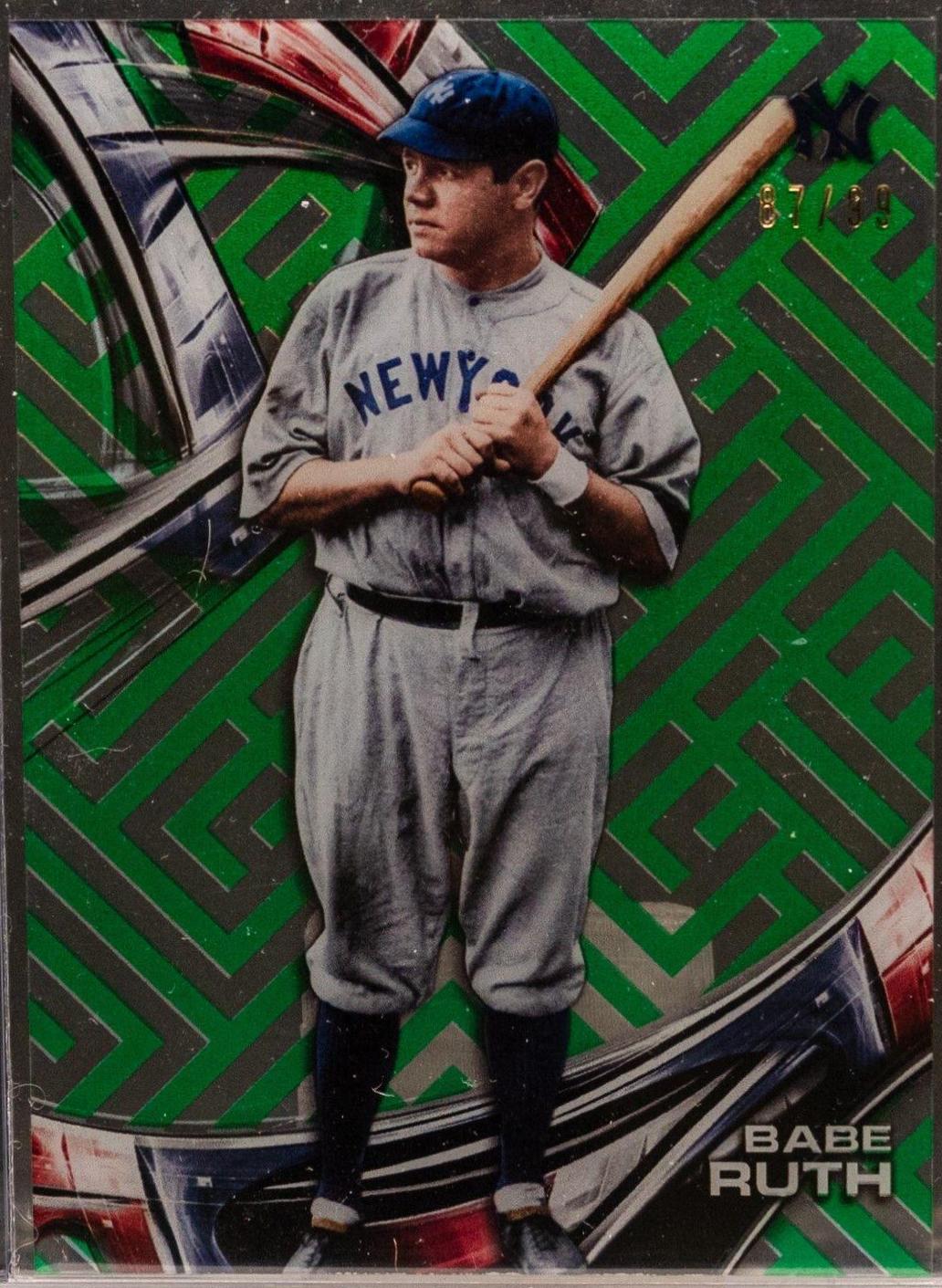 Babe Ruth [Green Rainbow] #HT-BR