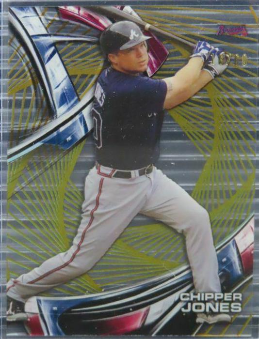 Chipper Jones [Gold Rainbow] #HT-CJ