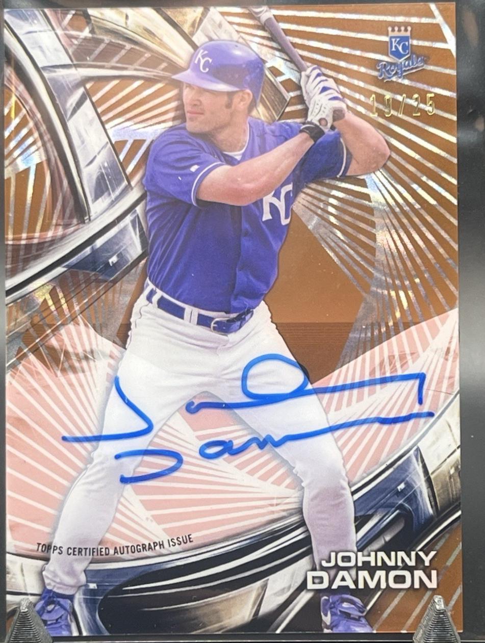 Johnny Damon [Orange Magma Diffractor] #HT-JD