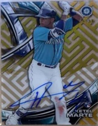 Ketel Marte [Gold Rainbow Diffractor] #HT-KMA