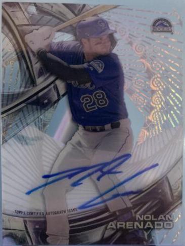 Nolan Arenado [Gold Rainbow Diffractor] #HT-NA