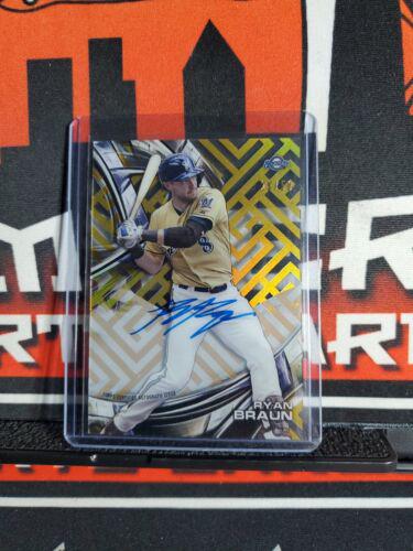 Ryan Braun [Gold Rainbow Diffractor] #HT-RB