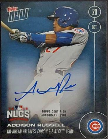 Addison Russell [Autograph] #610-C