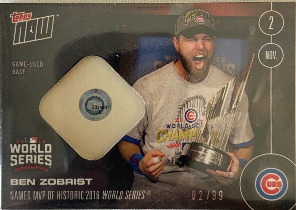 Ben Zobrist [Game Used Base Purple] #664-D