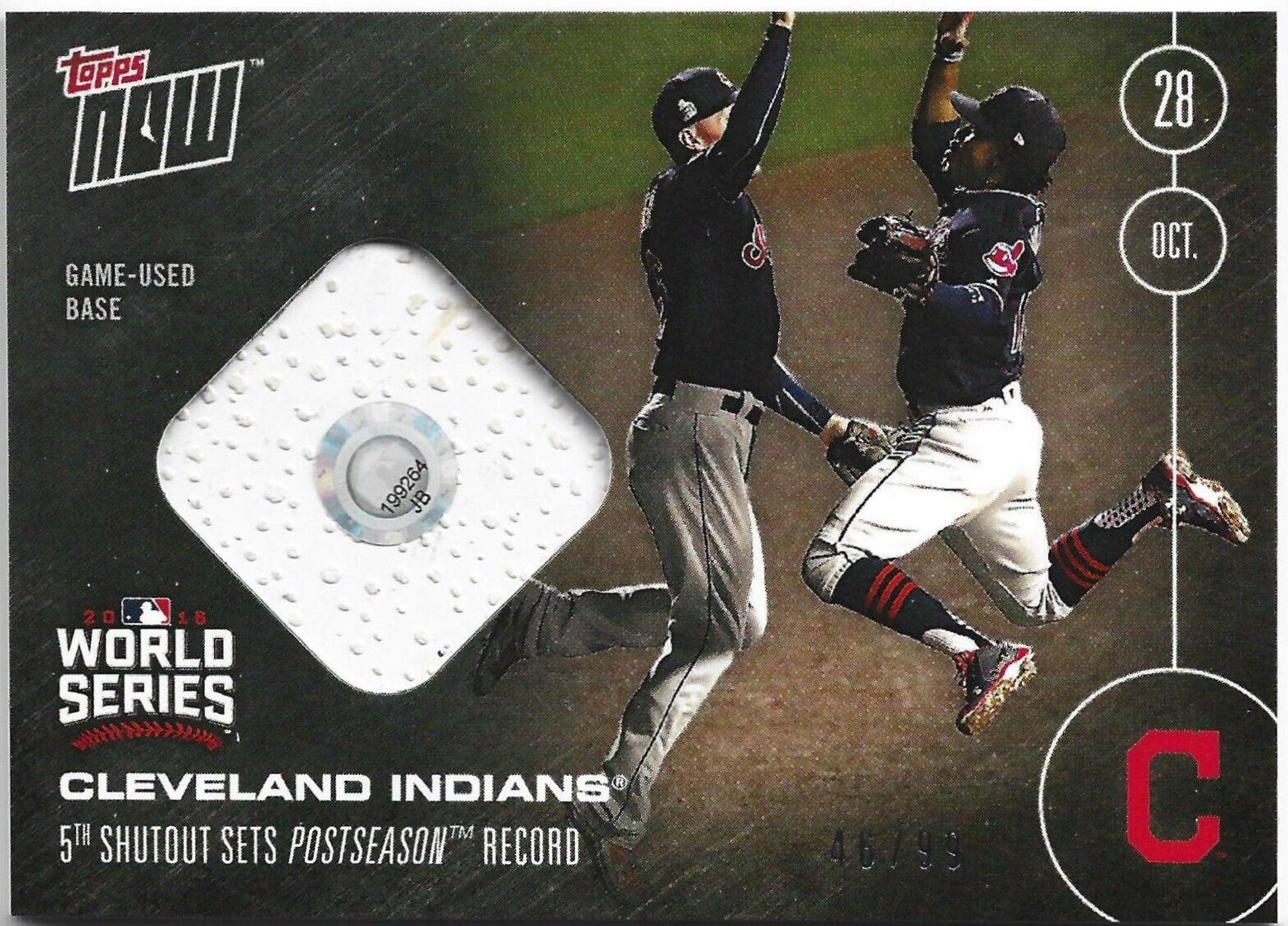 Cleveland Indians [Game Used Base] #639-B