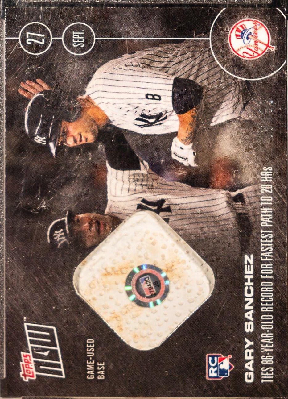 Gary Sanchez [Game Used Base] #388-B