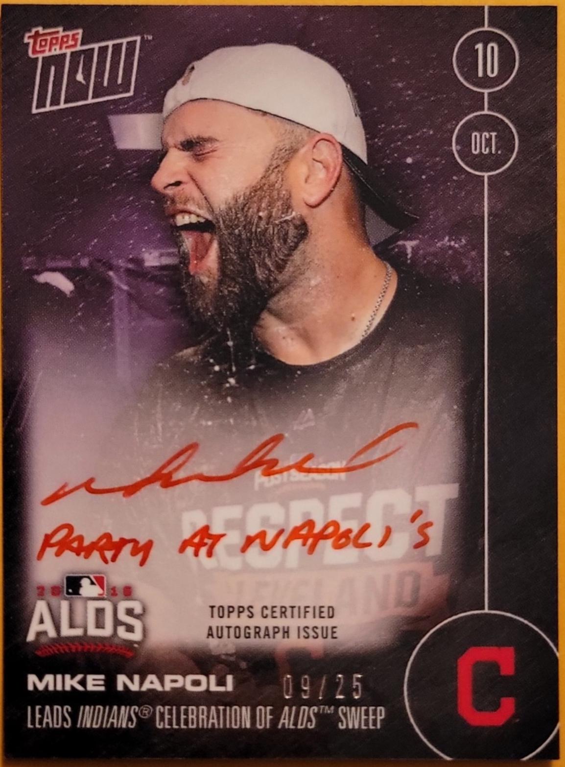 Mike Napoli [Autograph Purple] #MN-C