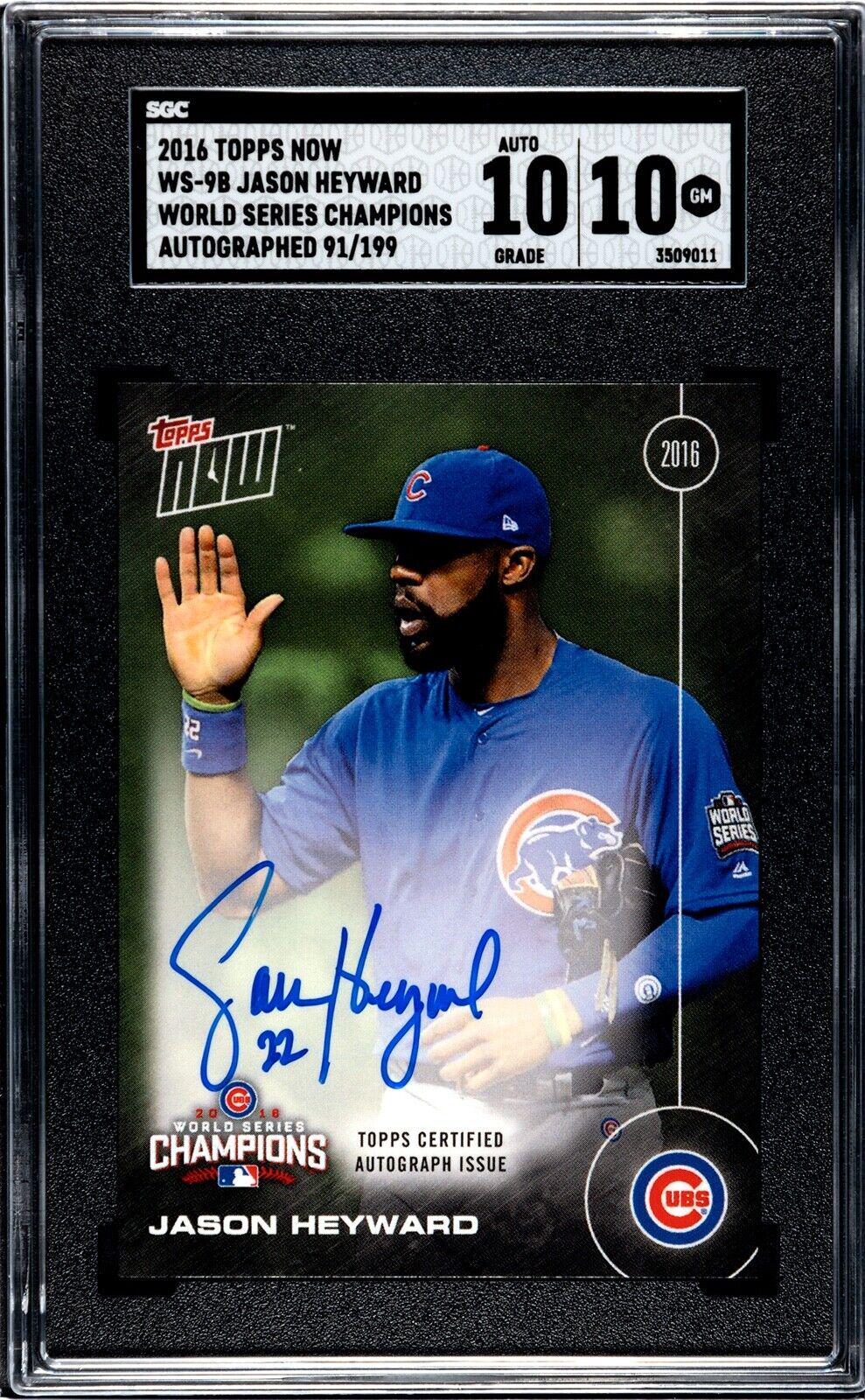 Jason Heyward [Autograph] #WS-9B