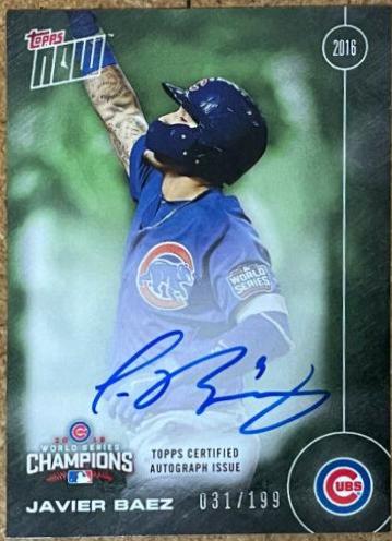 Javier Baez [Autograph] #WS-4B