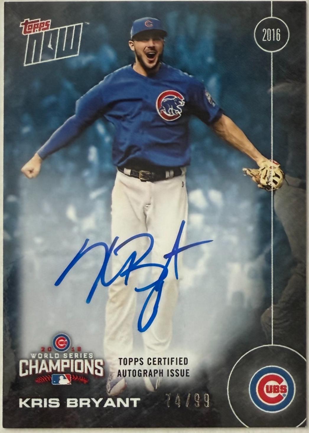 Kris Bryant [Autograph Blue] #WS-5C