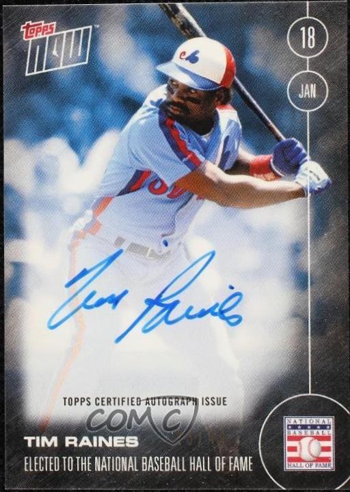 Tim Raines [Autograph Blue] #OS46C