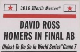 David Ross #136
