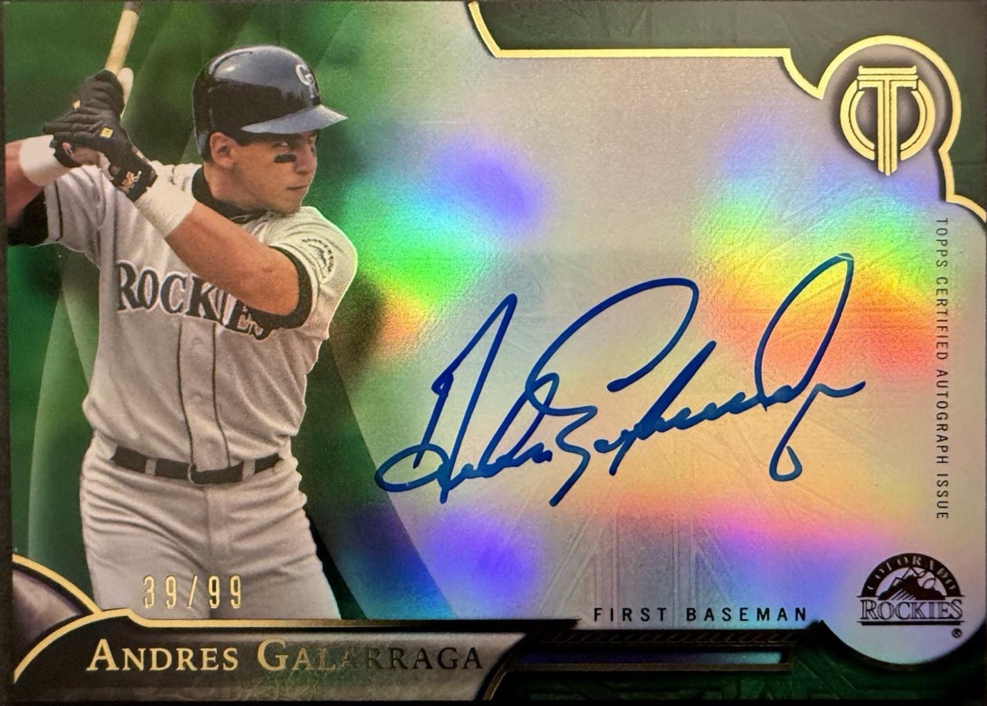 Andres Galarraga [Green] #TA-AG