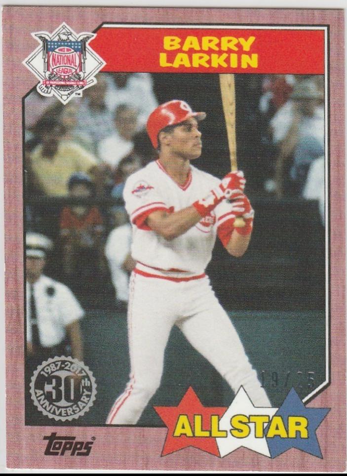 Barry Larkin [Mini Red] #87-182
