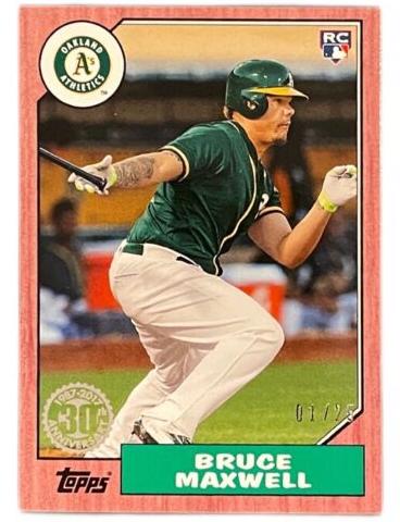 Bruce Maxwell [Mini Red] #87-184
